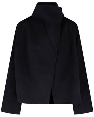 Almala Wool And Cashmere Coat - Black