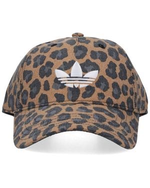 adidas Logo Baseball Cap - Brown