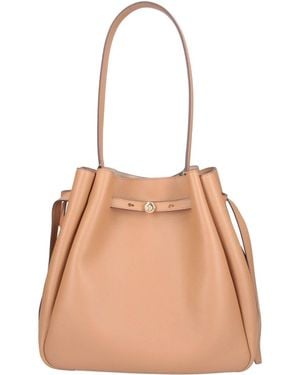 Tory Burch Large Bucket Bag "Romy" - Natural