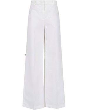 Fendi Cotton Trousers - White