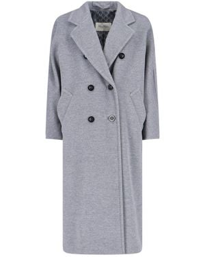 Max Mara Double-Breasted Coat - Grey