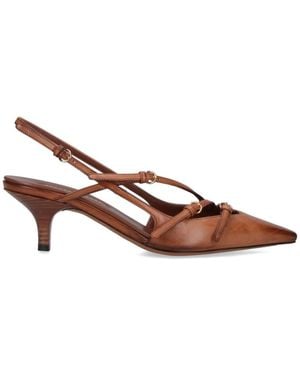 Miu Miu Slingback Court Shoes - Brown