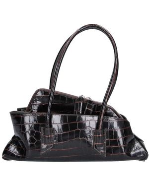 The Attico Small Handbag "La Passeggiata" - Black