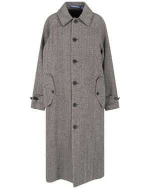 Polo Ralph Lauren Wool Blend Coat - Grey
