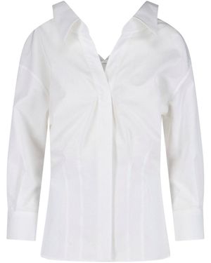 Givenchy Camicia In Popeline Di Cotone - Bianco