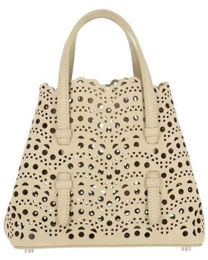 Alaïa Tote Bag “Mina 20” - Metallic