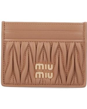 Miu Miu Cardholder Logo - White