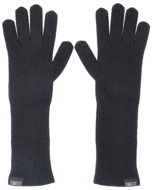 MM6 by Maison Margiela Wool Gloves - Black