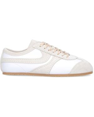 Dries Van Noten Suede Trainers - White