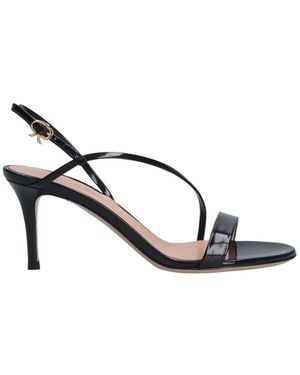 Gianvito Rossi Must Not Include Brand Name. Revised: Sleek Leather Heeled Shoes" - Metallic