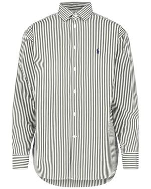 Polo Ralph Lauren Striped Button-Down Shirt - Grey