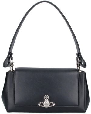 Vivienne Westwood Medium Shoulder Bag "Hazel" - Blue
