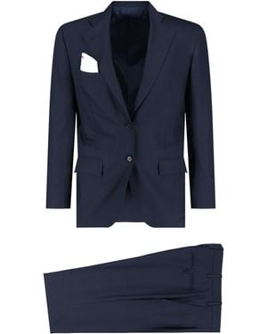 Kiton Single-Breasted Suit - Blue
