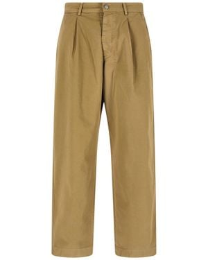 Roy Rogers Cotton Trousers - Natural