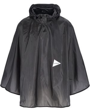 and wander Sil Poncho - Grey