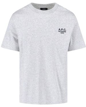 A.P.C. T-Shirts And Polos Organic Cotton - White