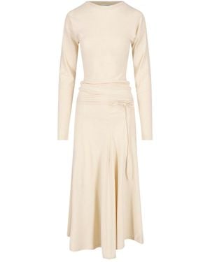 Lemaire 100% Cotton Shirt Dress - Natural