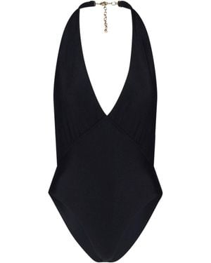 Saint Laurent One-Piece Swimsuit “Cassandre” - Blue