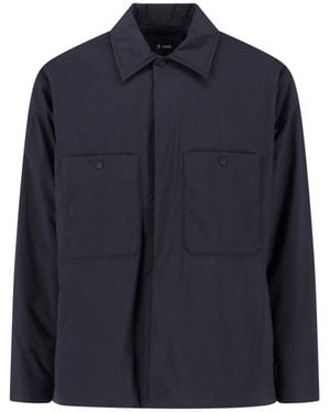 Laminar Padded Shirt Jacket - Blue