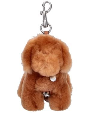Anya Hindmarch Charm Portachiavi "Poo Bag" - Bianco