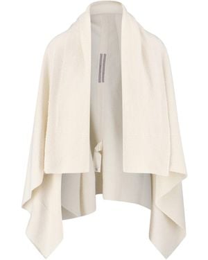 Rick Owens Draped Cardigan - White