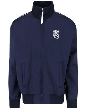 Loewe East River Ridge Zip Sweatshirt in Blue for Men | Lyst
