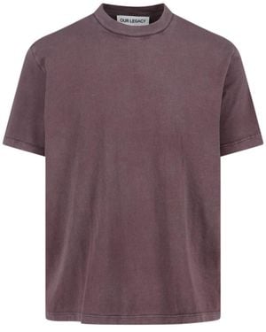 Our Legacy 'Box' T-Shirt - Purple