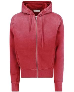 Entire studios Cotton Zip Sweatshirt - Red