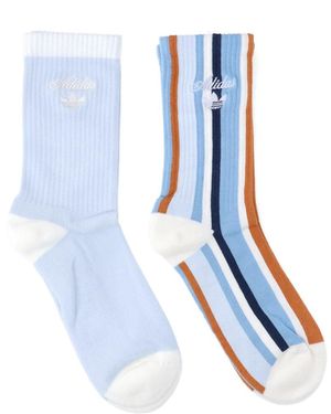 adidas Set 2 Socks Logo - Blue