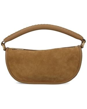 ショルダーバッグ・ポシェット Burberry \"B Clip\" Shoulder Bag Brown Burberry B Clip Shoulder Bag in Brown | Lyst