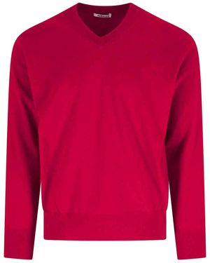 AURALEE Wool Jumper - Red