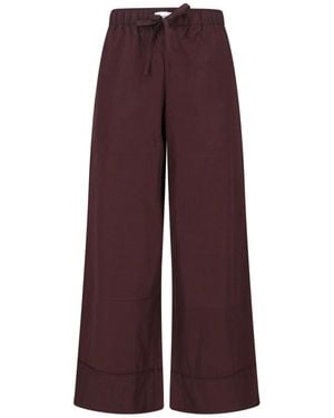 Entire studios Wide Trousers "Lounge" - Purple