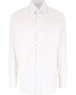 Maison Margiela Classic Fit Dress Shirt - White