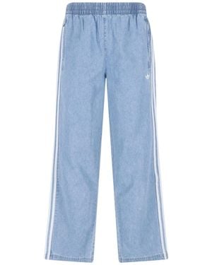 adidas Straight Jeans "Firebird" - Blue