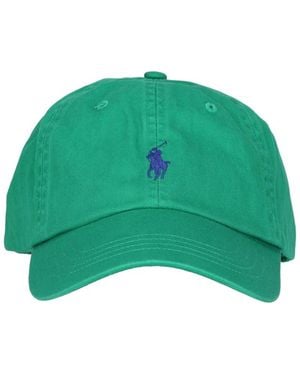 Polo Ralph Lauren 100% Cotton Polo Cap For - Green