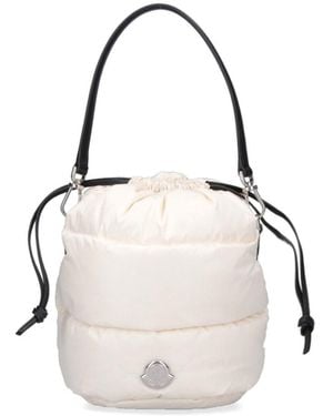 Moncler "Caradoc" Bucket Bag - White