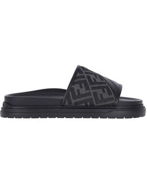 Fendi 'Ff' Sandals - Blue