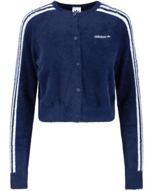 adidas 'Fluffy' Cardigan - Blue