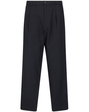 Massimo Osti Studio Pantaloni Sartoriali In Lana - Blu
