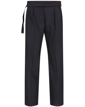 Eudon Choi 'leslie' Straight Trousers - Blue