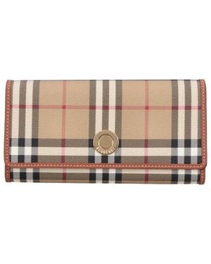 Burberry Wallet "Check" - White