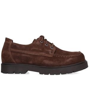 Birkenstock Flat Shoes Leather - Brown