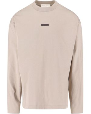 Fear Of God Logo T-Shirt - Natural