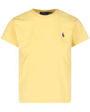 Polo Ralph Lauren T-Shirt Logo - Yellow