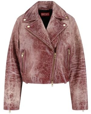 DIESEL Biker Jacket - Red