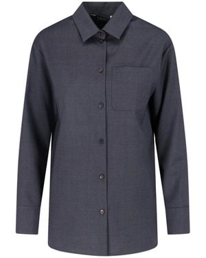 Max Mara Virgin Wool Shirt - Blue