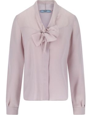 Prada Shirts Silk - Pink