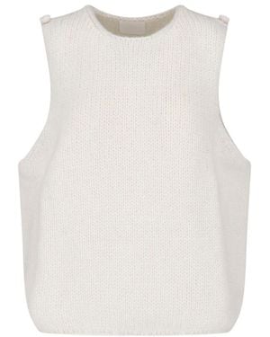 Pampa The Brand Alpaca Wool Tank Top - White
