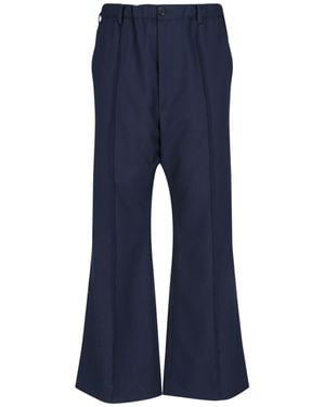 Marni Wool Bootcut Pants - Blue