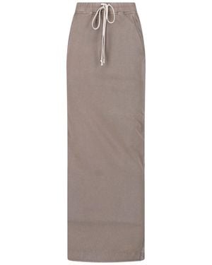 Rick Owens Maxi Skirt - Gray